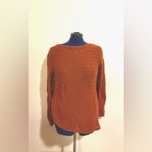 Rust Orange Knit Sweater